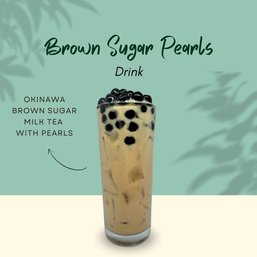 Brown Sugar Tapioca Pearls Drink