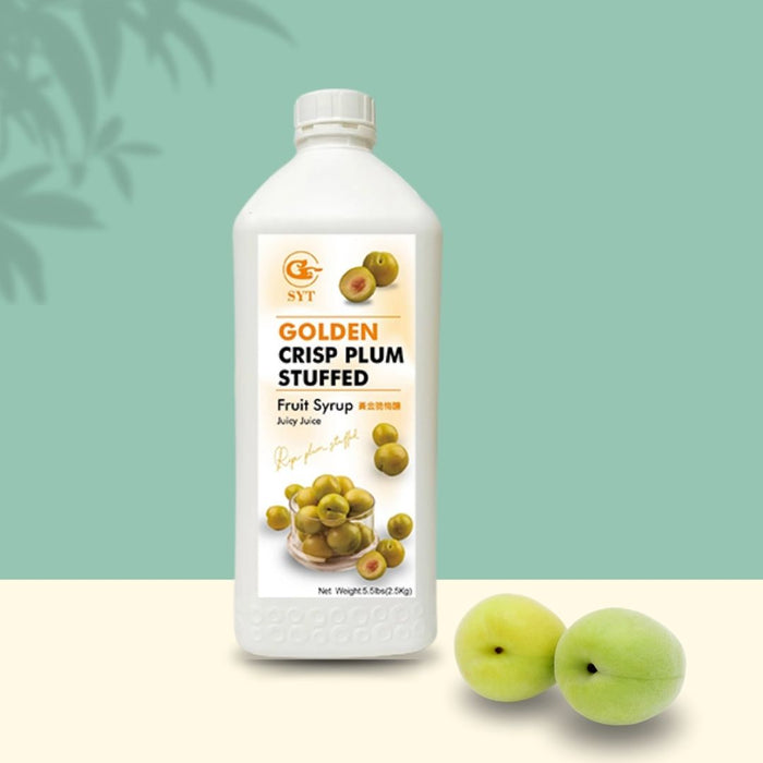 Golden Crispy Plum Flavoured Syrup