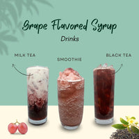Grape Flavoured Syrup Drinks