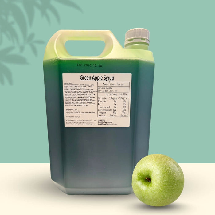 Green Apple Flavoured Syrup