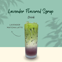 Lavender Flavored Syrup Drink