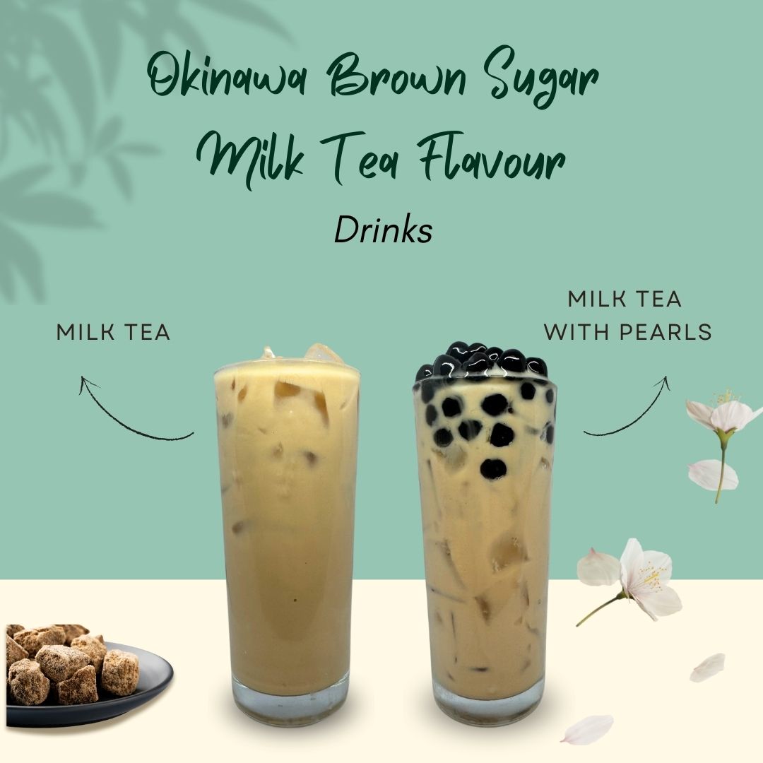 Okinawa Brown Sugar Milk Tea Flavour Powder Drinks