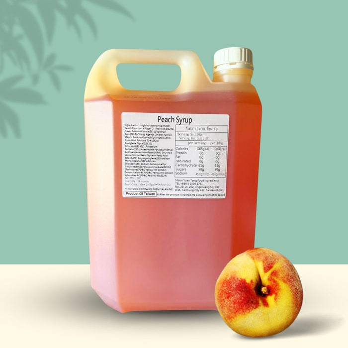 Peach Flavoured Syrup