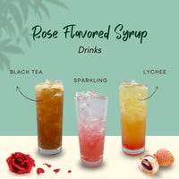 Rose Flavoured Syrup Drinks